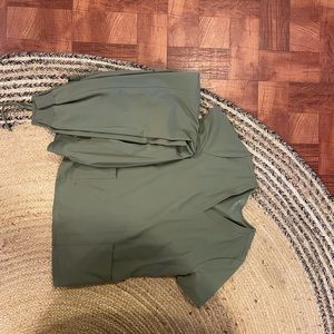 Olive Green Women's Top and Pants Set